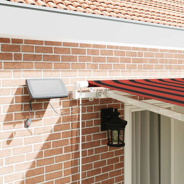 Cortina Retractabilă Manual portocaliu și maro 400 × 300 cm - WALTI WALTI