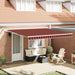 Cortina Retractabilă Portocalie și maro 400 × 300 cm - WALTI WALTI