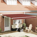 Cortina Retractabilă Manual Portocalie și maro 400 × 300 cm - WALTI WALTI