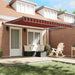 Cortina Retractabilă portocaliu și maro 400 × 300 cm țesătură - WALTI WALTI