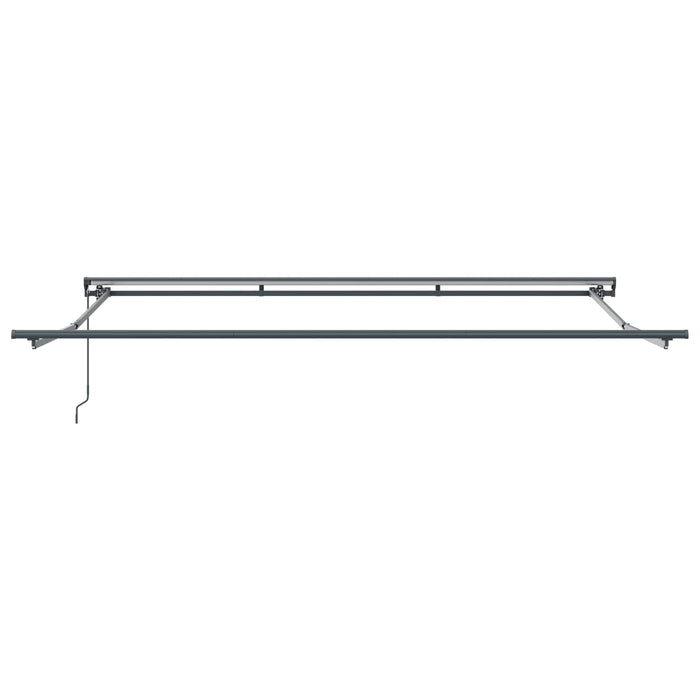 Cortina Retractabilă Maro 400 × 300 cm Aluminiu și țesătură - WALTI WALTI