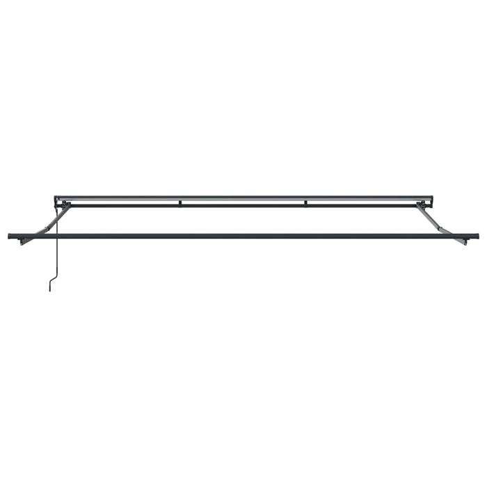 Cortina Retractabilă Maro 400 × 300 cm Aluminiu și țesătură WALTI