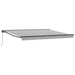 Cortina Retractabilă Manual Antracit și Alb 400 × 300 cm - WALTI WALTI