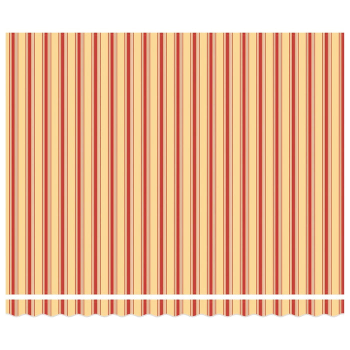 Cortina Retractabilă Manual Galben și portocalie 400 × 300 cm - WALTI WALTI