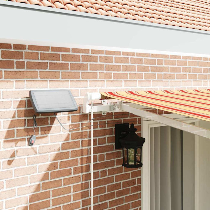Cortina Retractabilă galben și portocaliu 400 ×300 cm țesătură - WALTI WALTI
