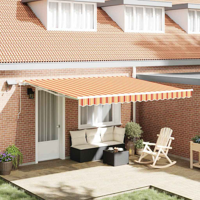 Cortina Retractabilă galben și portocaliu 400 ×300 cm țesătură - WALTI WALTI