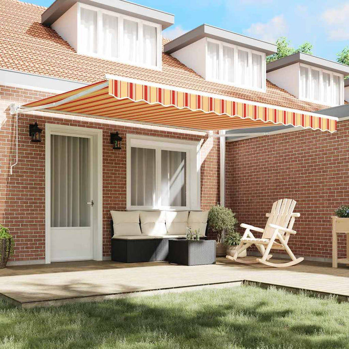 Cortina Retractabilă Galben și portocalie 400 × 300 cm - WALTI WALTI