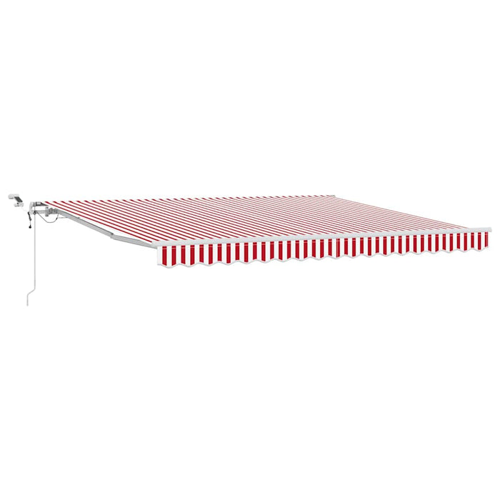 Cortina Retractabilă Roșu și Alb 400 × 300 cm - WALTI WALTI