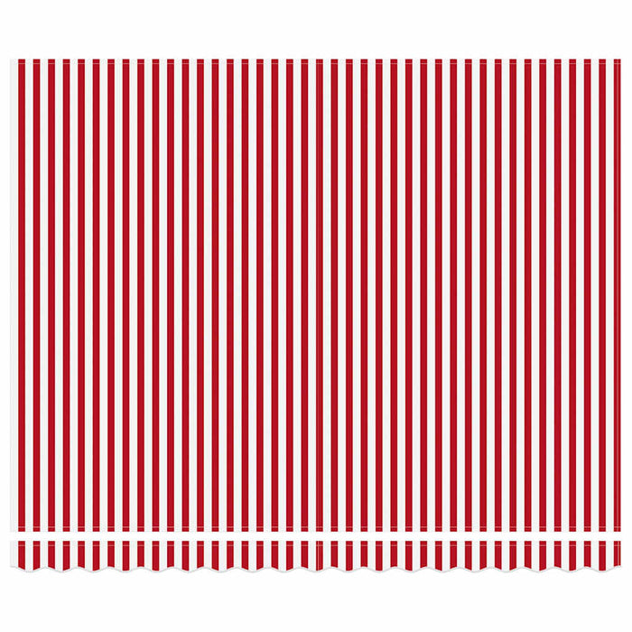 Cortina Retractabilă Roșu și Alb 400 × 300 cm - WALTI WALTI