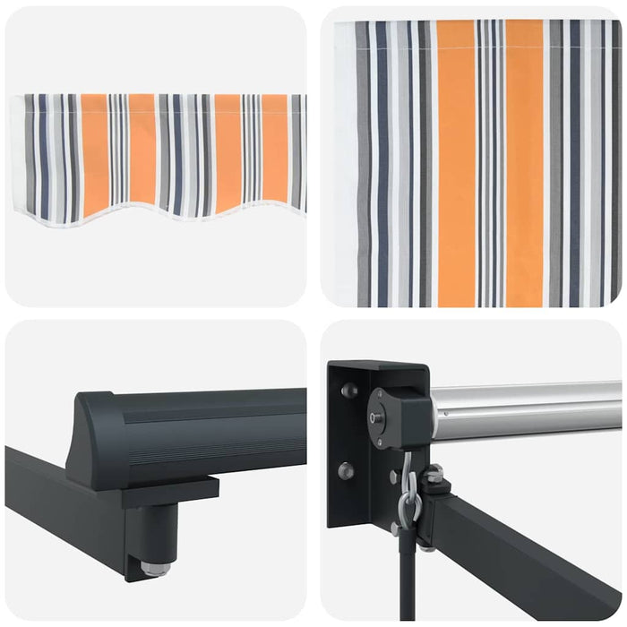 Copertină retractabilă manuală Multicolour 400 × 300 cm - WALTI WALTI