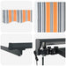 Cortina Retractabilă Albastru și portocaliu 400 × 300 cm - WALTI WALTI
