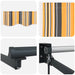 Cortina Retractabilă Manual Multicolour 400 × 300 cm - WALTI WALTI