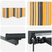 Cortina Retractabilă Manual Galben și gri 400 × 300 cm - WALTI WALTI