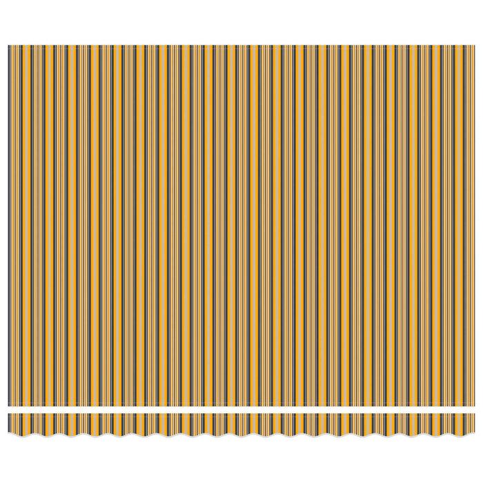 Cortina Retractabilă Manual Galben și gri 400 × 300 cm - WALTI WALTI