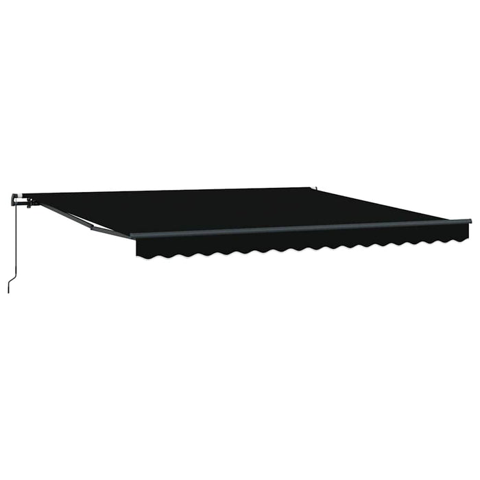 Cortina Retractabilă Manual Negru 400 × 300 cm Poliester - WALTI WALTI