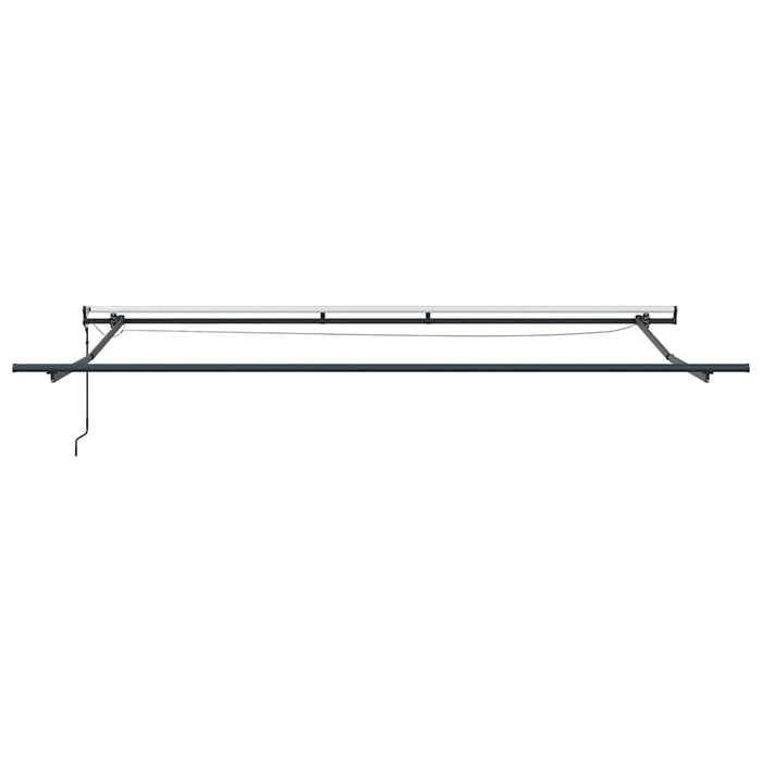 Copertină retractabilă Negru 400 × 300 cm Poliester WALTI