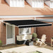 Cortina Retractabilă Negru 400 × 300 cm Poliester și Aluminiu - WALTI WALTI