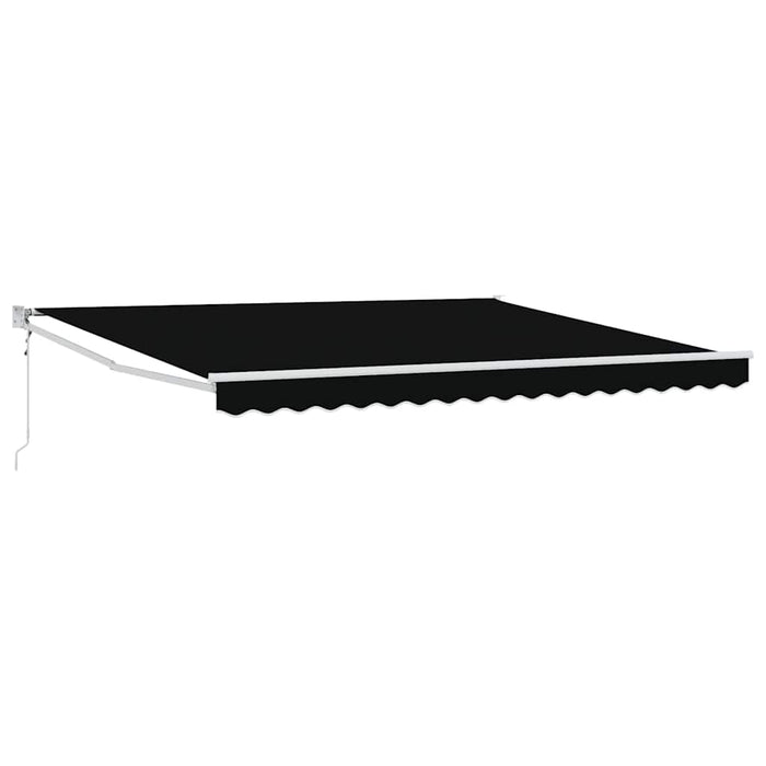 Cortina Retractabilă Negru 400 × 300 cm Poliester și Aluminiu - WALTI WALTI