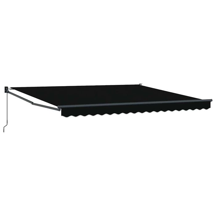 Cortina Retractabilă Negru 400 × 300 cm Poliester și Aluminiu - WALTI WALTI