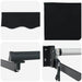 Cortina Retractabilă Negru 400 × 300 cm Poliester și Aluminiu - WALTI WALTI