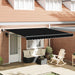 Cortina Retractabilă Negru 400 × 300 cm Poliester și Aluminiu - WALTI WALTI