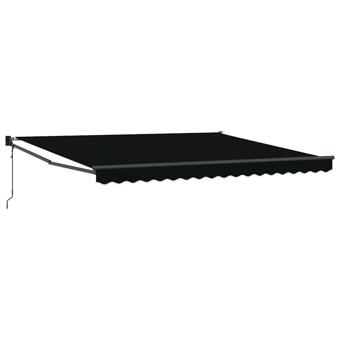 Cortina Retractabilă Negru 400 × 300 cm Poliester și Aluminiu - WALTI WALTI