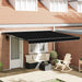 Cortina Retractabilă Negru 400 × 300 cm Poliester și metal - WALTI WALTI