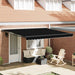 Cortina Retractabilă Negru 400 × 300 cm Poliester și metal - WALTI WALTI