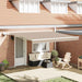Cortina Retractabilă cu Manual Bej 400 ×300 cm țesătură - WALTI WALTI