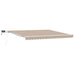 Cortina Retractabilă cu Manual Bej 400 ×300 cm țesătură - WALTI WALTI