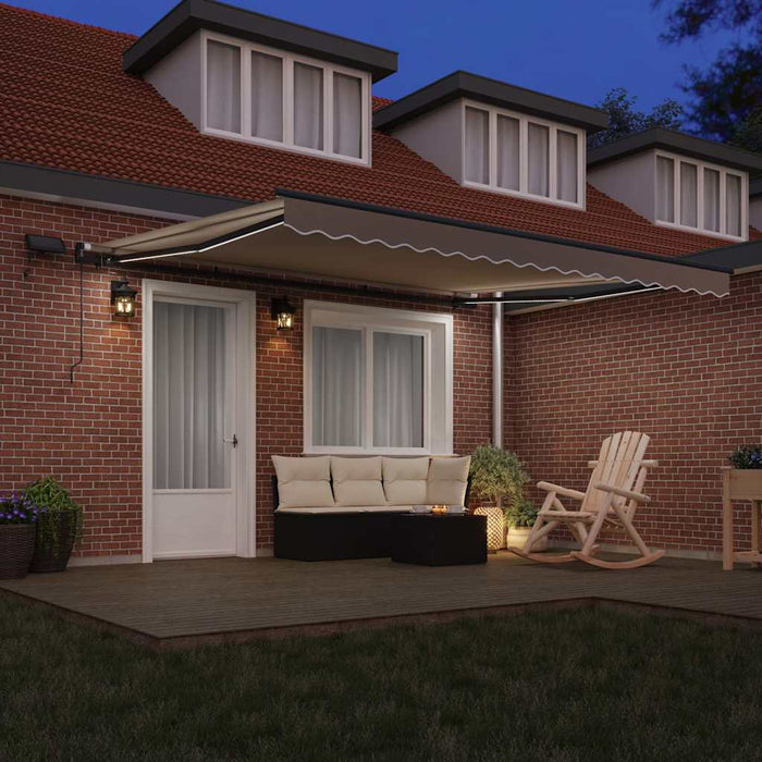Cortina Retractabilă Manual Bej 400 ×300 cm țesătură - WALTI WALTI
