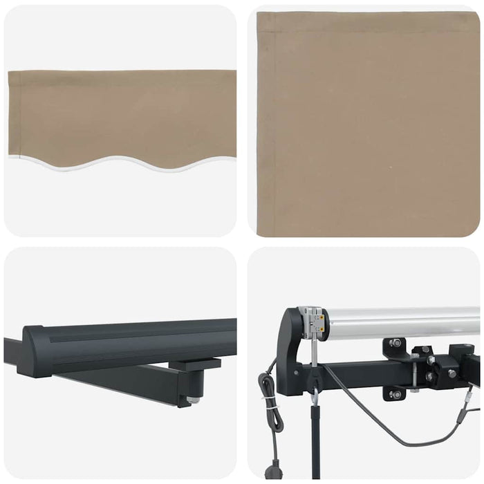 Țesătură pentru copertină cu Bej 400 × 300 cm Poliester - WALTI WALTI