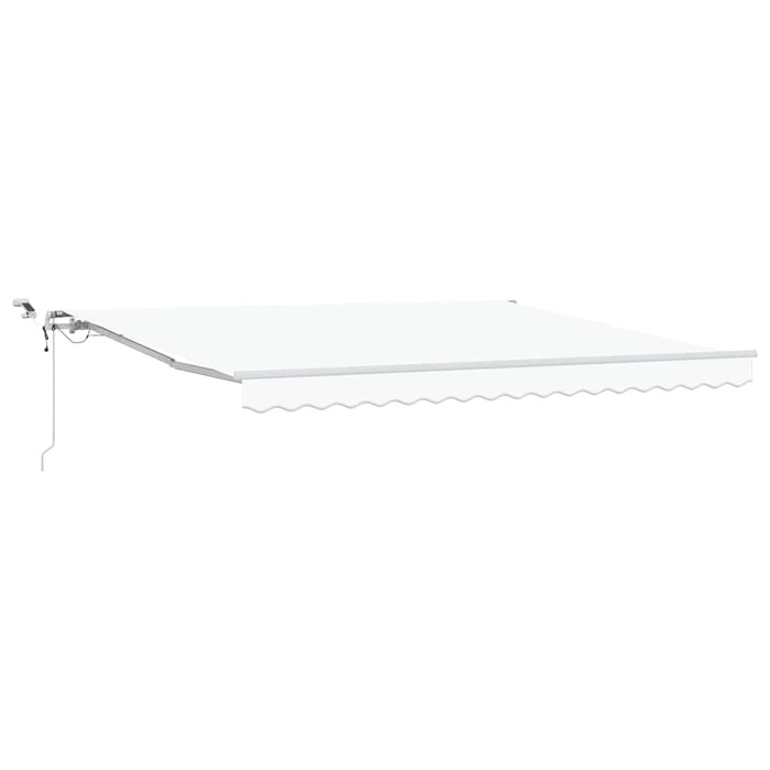 Cortina Retractabilă Alb 400 × 300 cm Poliester și metal - WALTI WALTI