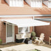Cortina Retractabilă Alb 400 × 300 cm Poliester și Aluminiu - WALTI WALTI