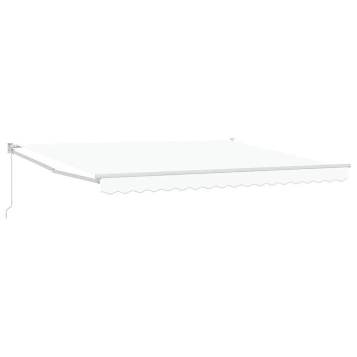 Cortina Retractabilă Alb 400 × 300 cm Poliester și Aluminiu - WALTI WALTI
