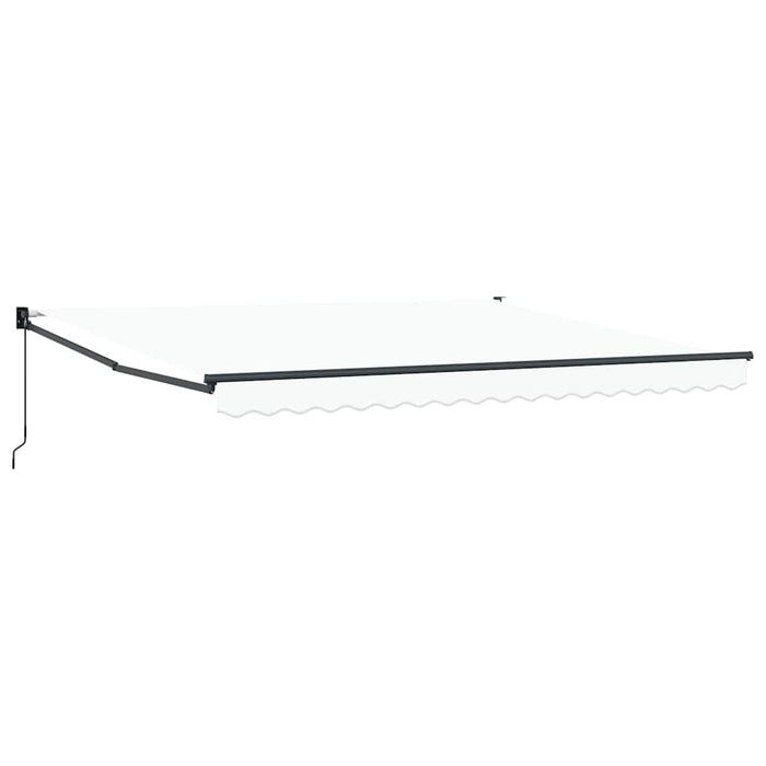 Cortina Retractabilă Alb 400 × 300 cm Poliester și Aluminiu - WALTI WALTI