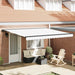 Cortina Retractabilă Manual Alb 400 × 300 cm Poliester și metal - WALTI WALTI