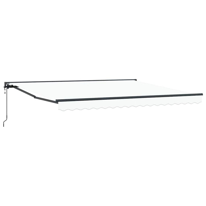Cortina Retractabilă Alb 400 × 300 cm Poliester și metal - WALTI WALTI