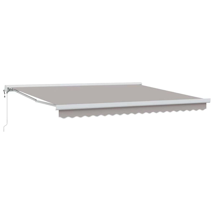 Umbrela Retractabilă Automată Gri Deschis 400 x 300 cm - WALTI WALTI