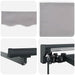 Cortina Retractabilă Manual Gri deschis 400 × 300 cm - WALTI WALTI