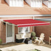 Cortina Retractabilă Manual Roșu 400 × 300 cm țesătură - WALTI WALTI