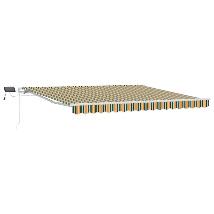 Marchiză retractabilă with Manual Verde și galben 400 × 300 cm - WALTI WALTI