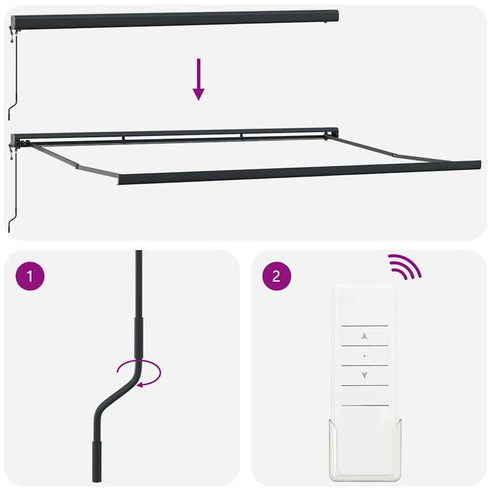 Markiza Retractabilă Automată Verde și Galben 400x300 cm - WALTI WALTI