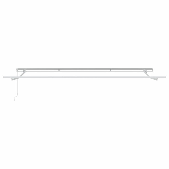 Cortina Retractabilă Manual Verde și alb 400 × 300 cm - WALTI WALTI