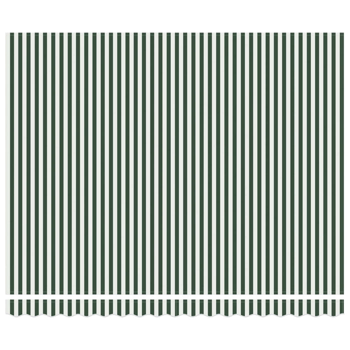 Cortina Retractabilă Manual Verde și alb 400 × 300 cm - WALTI WALTI
