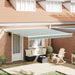 Cortina Retractabilă Verde și alb 400 × 300 cm - WALTI WALTI