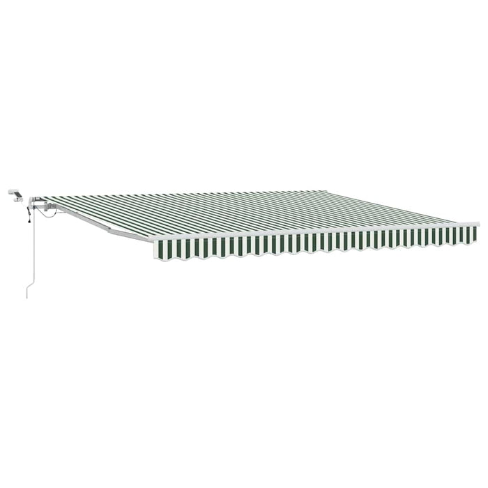 Cortina Retractabilă Verde și alb 400 × 300 cm - WALTI WALTI
