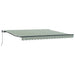 Cortina Retractabilă Manual Verde și alb 400 × 300 cm - WALTI WALTI