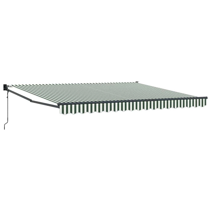 Cortina Retractabilă Verde și alb 400 × 300 cm - WALTI WALTI