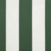Copertină Verde și alb 400 x 300 x 165 cm Poliester și Aluminiu - WALTI WALTI
